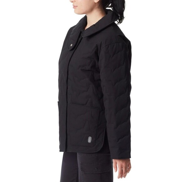Bass Outdoor Women's Quilted Long-Sleeve Jacket, Black Beau, XS - Picture 4 of 5